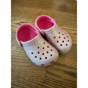Crocs Kids Classic Glitter Clog
